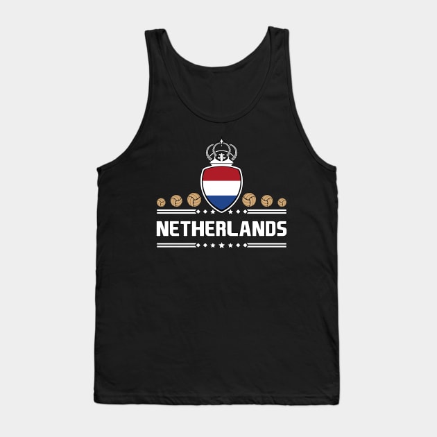 ORANJE VOETBAL NETHERLANDS | NETHERLANDS FOOTBALL Tank Top by VISUALUV